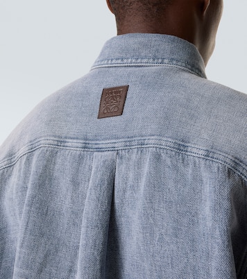Cotton and linen canvas shirt | Loewe