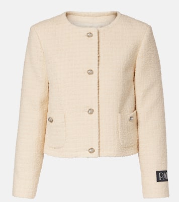 Logo wool-blend bouclé jacket | Patou