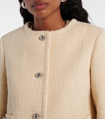 Logo wool-blend bouclé jacket | Patou