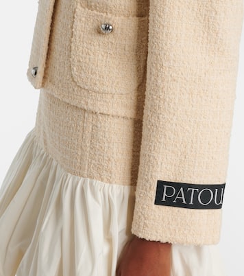 Logo wool-blend bouclé jacket | Patou