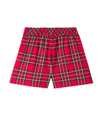Pleated plaid skort | Monnalisa