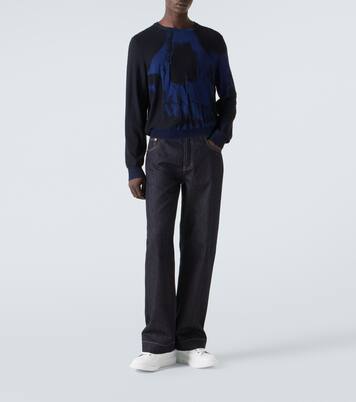 Mid-rise wide-leg jeans | McQueen