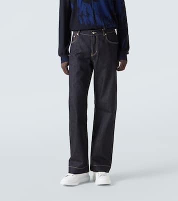 Mid-rise wide-leg jeans | McQueen