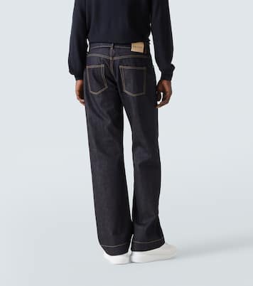 Mid-rise wide-leg jeans | McQueen
