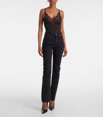 90s high-rise flared jeans | Saint Laurent