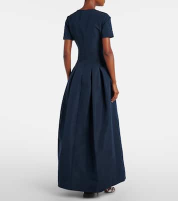 缀饰罗缎长礼服 | Oscar de la Renta