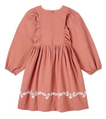 Vestido Kana de algodón bordado | C'era Una Volta