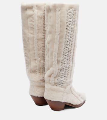 Joseph shearling knee-high boots | Gabriela Hearst