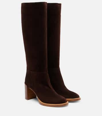 Stiefel Bocca aus Veloursleder | Gabriela Hearst