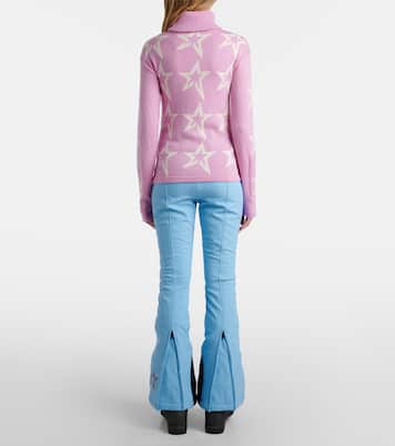 Pull à col roulé Star Dust intarsia en laine | Perfect Moment