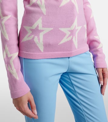 Pull à col roulé Star Dust intarsia en laine | Perfect Moment