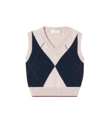 Baby Johannes wool-blend sweater vest | 1 + in the Family