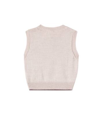Baby Johannes wool-blend sweater vest | 1 + in the Family