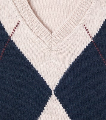 Baby Johannes wool-blend sweater vest | 1 + in the Family
