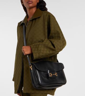 Gucci Horsebit 1955 Large leather shoulder bag | Gucci