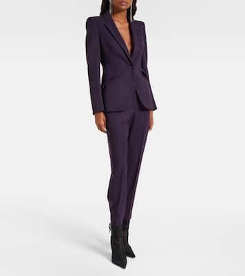 Wool slim pants | McQueen