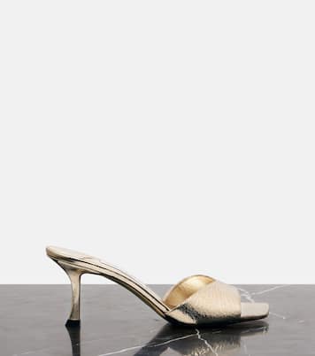 Skye 70 metallic mules | Jimmy Choo