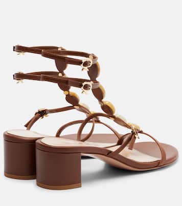 Shanti 45 embellished leather sandals | Gianvito Rossi
