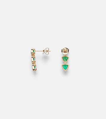 Boucles d’oreilles en or 18 ct et émeraudes | Anita Ko