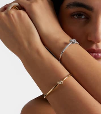 Armreif Legacy Knot aus 18kt Gelbgold mit Diamanten | Engelbert