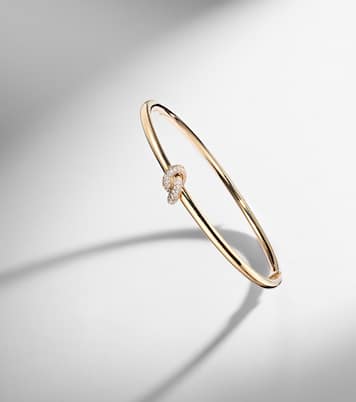 Armreif Legacy Knot aus 18kt Gelbgold mit Diamanten | Engelbert