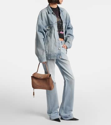 Borsa Rodeo Medium in suede | Balenciaga