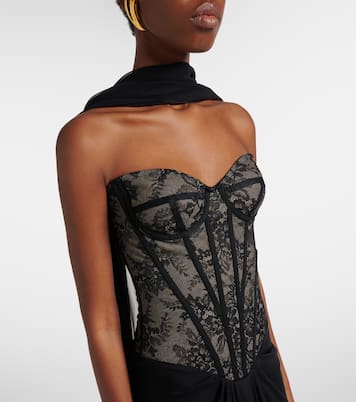 Robe mit Spitze | Monique Lhuillier