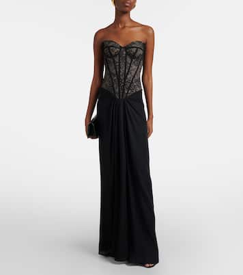 Robe mit Spitze | Monique Lhuillier