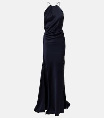 Robe aus Satin | Victoria Beckham