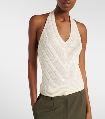 Top de seda con cuello halter | Ralph Lauren Collection