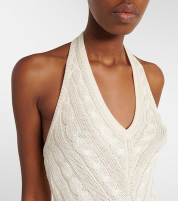 Top de seda con cuello halter | Ralph Lauren Collection