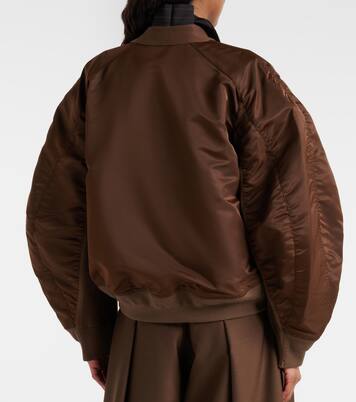 Cotton-blend and twill cardigan | Sacai