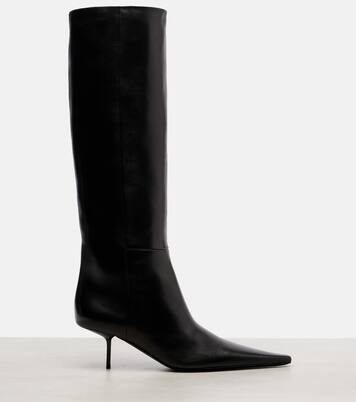Victoire 55 leather knee-high boots | Saint Laurent