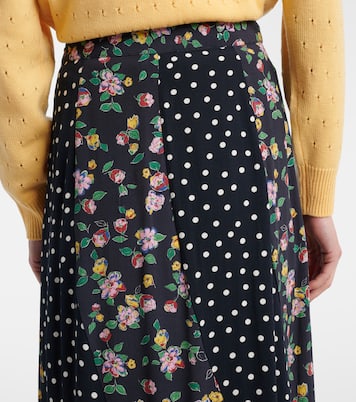 Gracella paneled midi skirt | Rixo