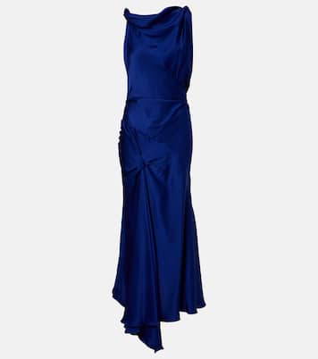 Midikleid aus Satin | Victoria Beckham