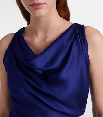 Midikleid aus Satin | Victoria Beckham
