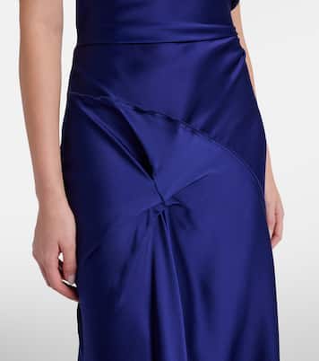 Midikleid aus Satin | Victoria Beckham