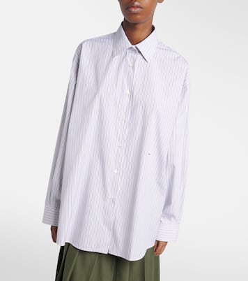 Chemise oversize en popeline de coton  | Prada