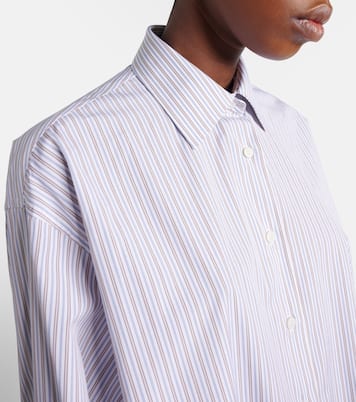 Chemise oversize en popeline de coton  | Prada