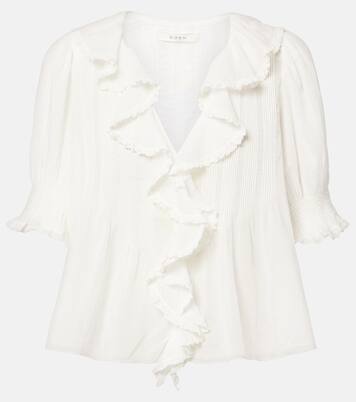 Henri cotton voile top | Dôen