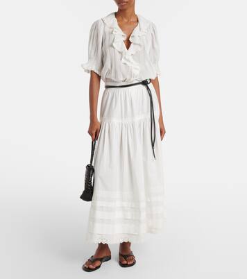 Henri cotton voile top | Dôen