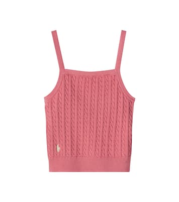 Tank top in cotone a trecce | Polo Ralph Lauren Kids