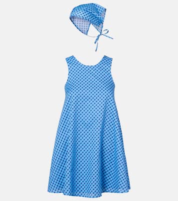 Set abito corto e sciarpa Betsie in cotone | Montce