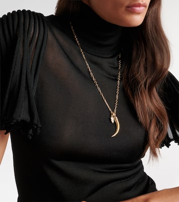 Halskette Protection & La Loba Claw aus 18kt Gelbgold | FoundRae