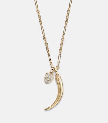 Halskette Protection & La Loba Claw aus 18kt Gelbgold | FoundRae