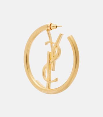Cassandre hoop earrings | Saint Laurent