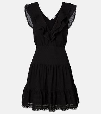 Della ruffled cotton minidress | Poupette St Barth