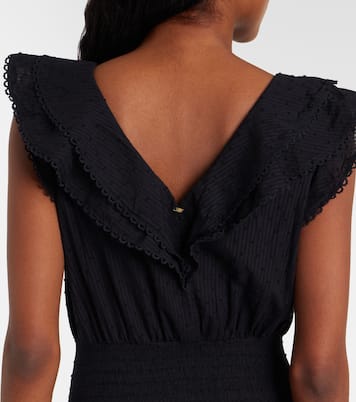 Della ruffled cotton minidress | Poupette St Barth