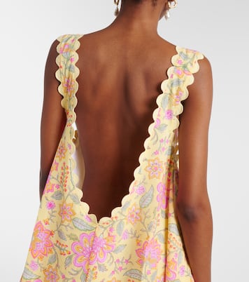 Abito corto in cotone floreale | Juliet Dunn