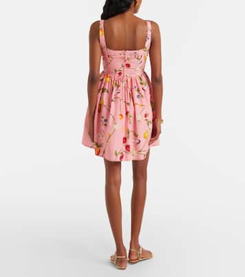 Barbara Mini printed cotton minidress | Agua by Agua Bendita